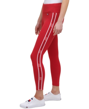 Tommy Hilfiger Sport Logo-Trim 7/8 Length Leggings