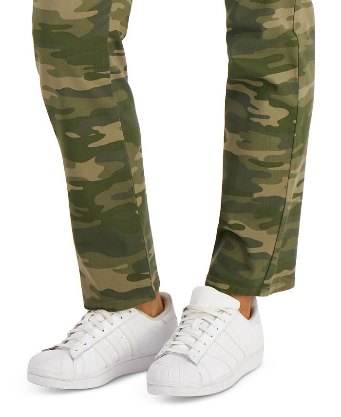 camo distressed jeans