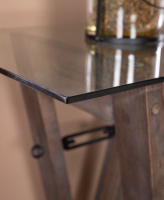 Southern Enterprises Garto Reclaimed Wood Console Table