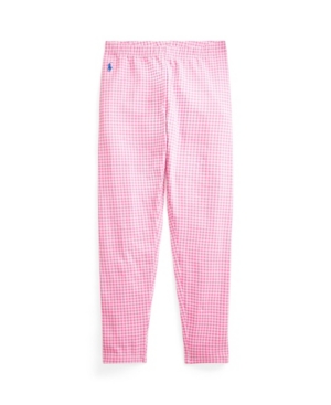 Big Girls Gingham Stretch Jersey Legging