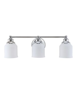 Lydia 3-Light Glass Farmhouse Cottage LED Vanity Light