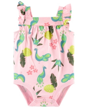 Baby Girls Tropical Flutter Bodysuit