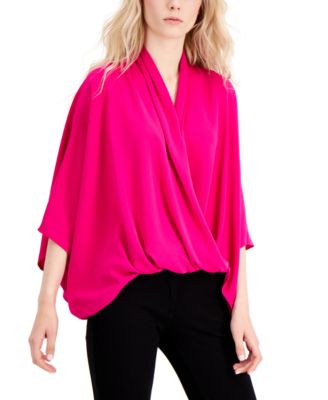 Alfani - Petite Solid Dolman-Sleeve Blouse