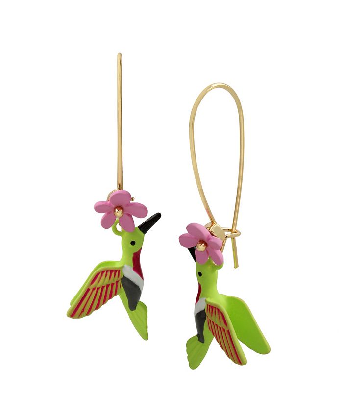 Betsey Johnson Hummingbird Dangle Earrings Macy s