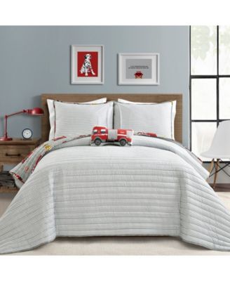 Kids Fire Truck 3-Pc. Quilt Set, Twin