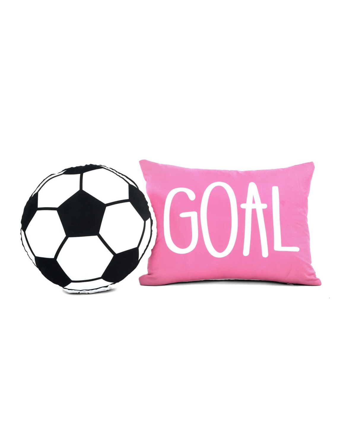 Lush Decor Girls Soccer Kick 4 Piece Quilt Set for Kids,
