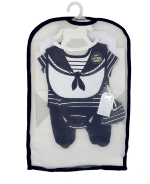 Baby Boys Sailor Layette Gift Set in Mesh Bag 5 Piece