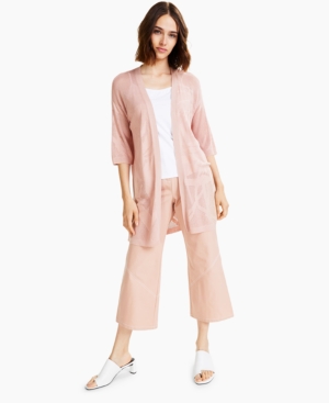 Alfani Printed Open-Front Cardigan Created for Macy's