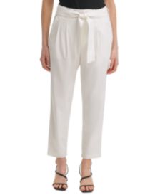 Tech Stretch Belted Ankle Pants