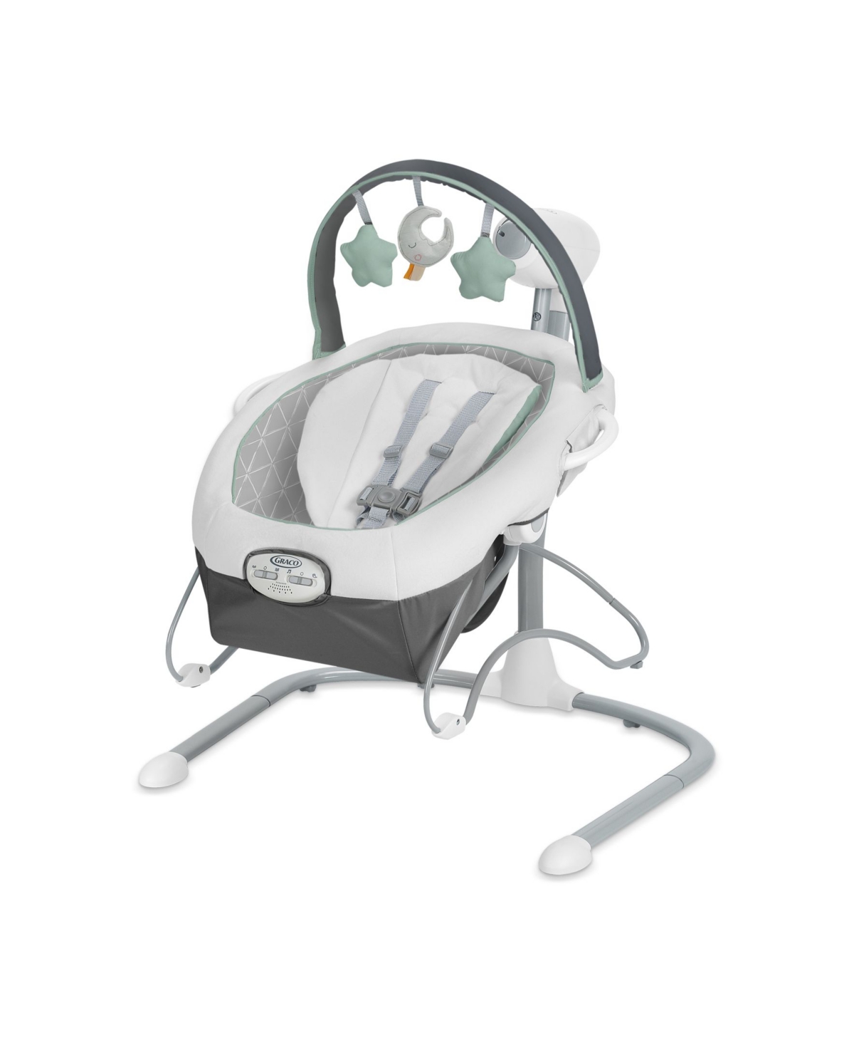 Graco Soothe 'n Sway Lx Baby Swing With Portable Bouncer In Derby