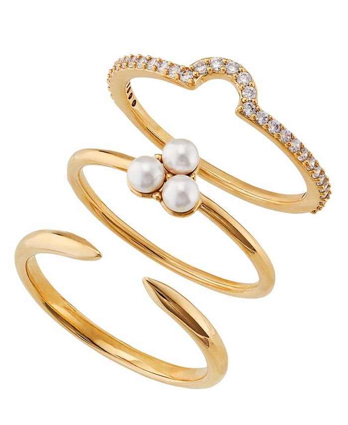AVA NADRI Imitation Pearl Stack Rings Created for Macy s Macy s