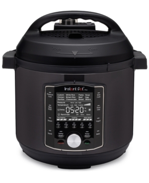 Instant Pot Pro 6 Qt 10-in-1 Pressure Cooker In Black