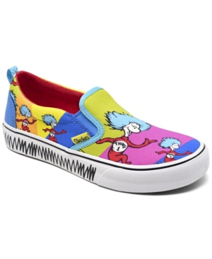 SKECHERS LITTLE KIDS DR. SEUSS MARLEY JUNIOR - THINGS RAN UP SLIP-ON CASUAL SNEAKERS FROM FINISH LINE