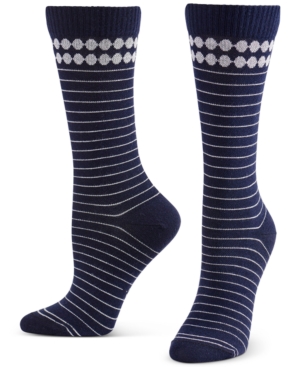 Hue Women's Compression Crew Socks
