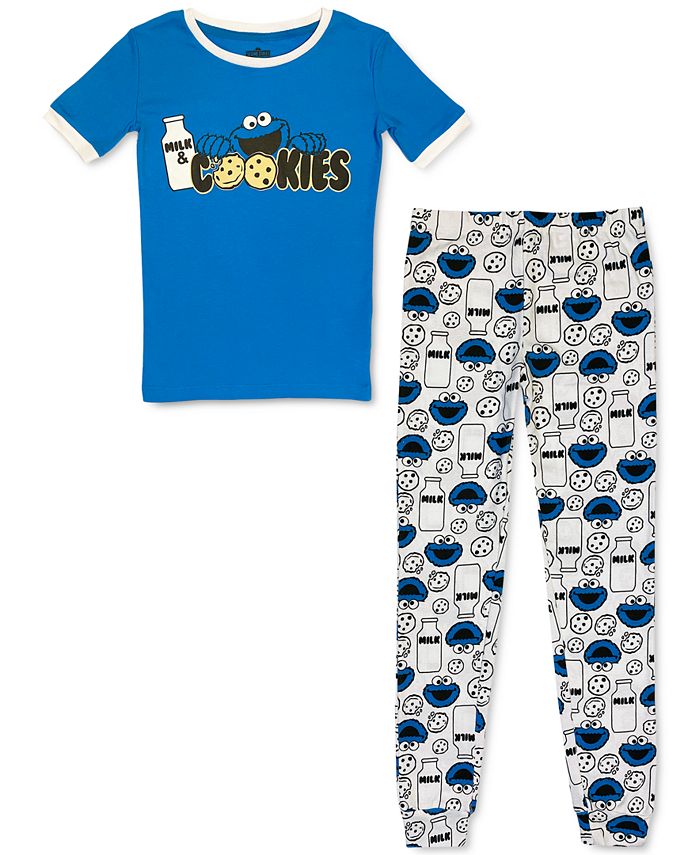 Sesame Street Toddler Boys Pajamas, 4 Piece Set - Macy's