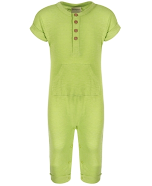 First Impressions Baby Boys Solid Cotton Romper Created for Macy's