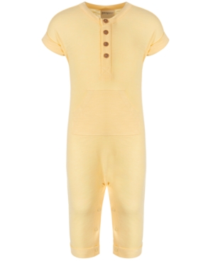 First Impressions Baby Boys Solid Cotton Romper Created for Macy's