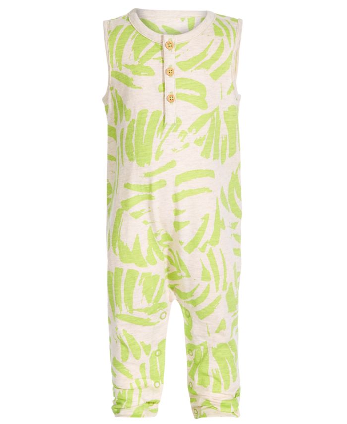First Impressions Baby Boys Palm Leaf Cotton Romper, Created for Macy's & Reviews - Sets & Outfits - Kids - Macy's