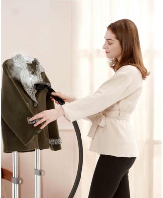 Professional Garment Steamer with Retractable Power Cord and Foot Pedal Control, GS49-DJ