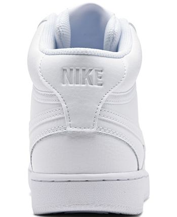 Nike Women's Court Vision Mid Casual Sneakers from Finish Line - Macy's