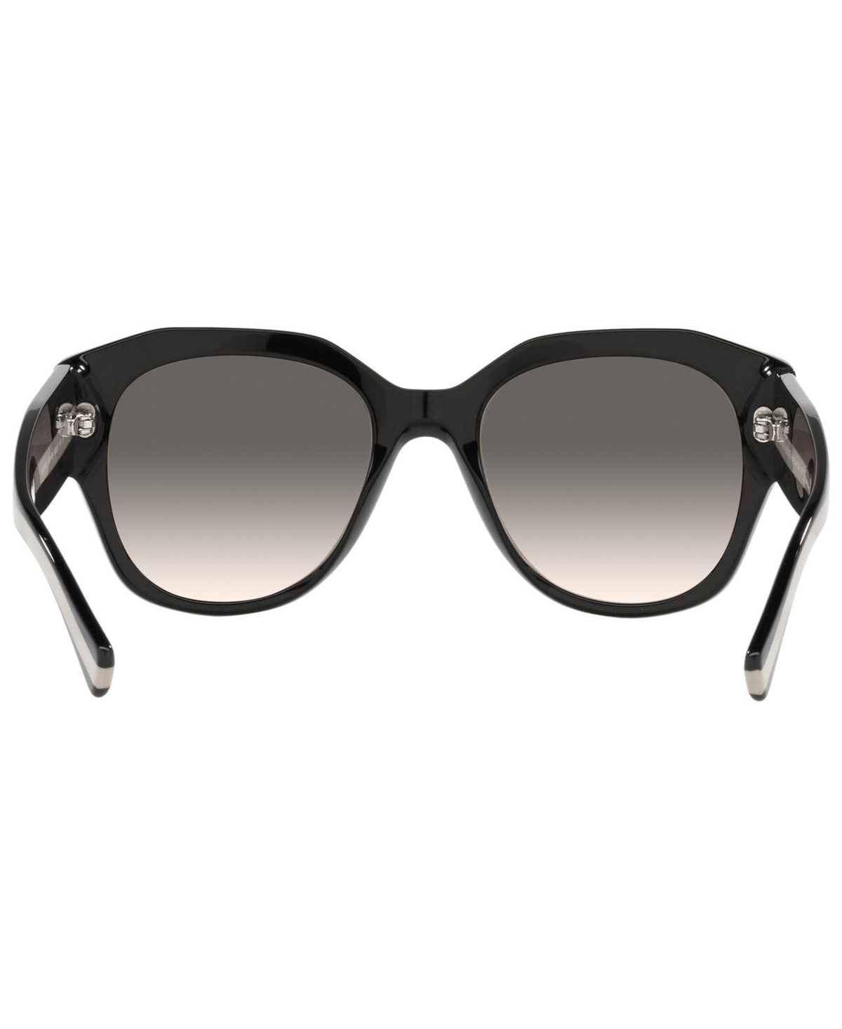 Shop Giorgio Armani Women's Sunglasses, Ar8140 53 In Black,gradient Brown Mirror Silver