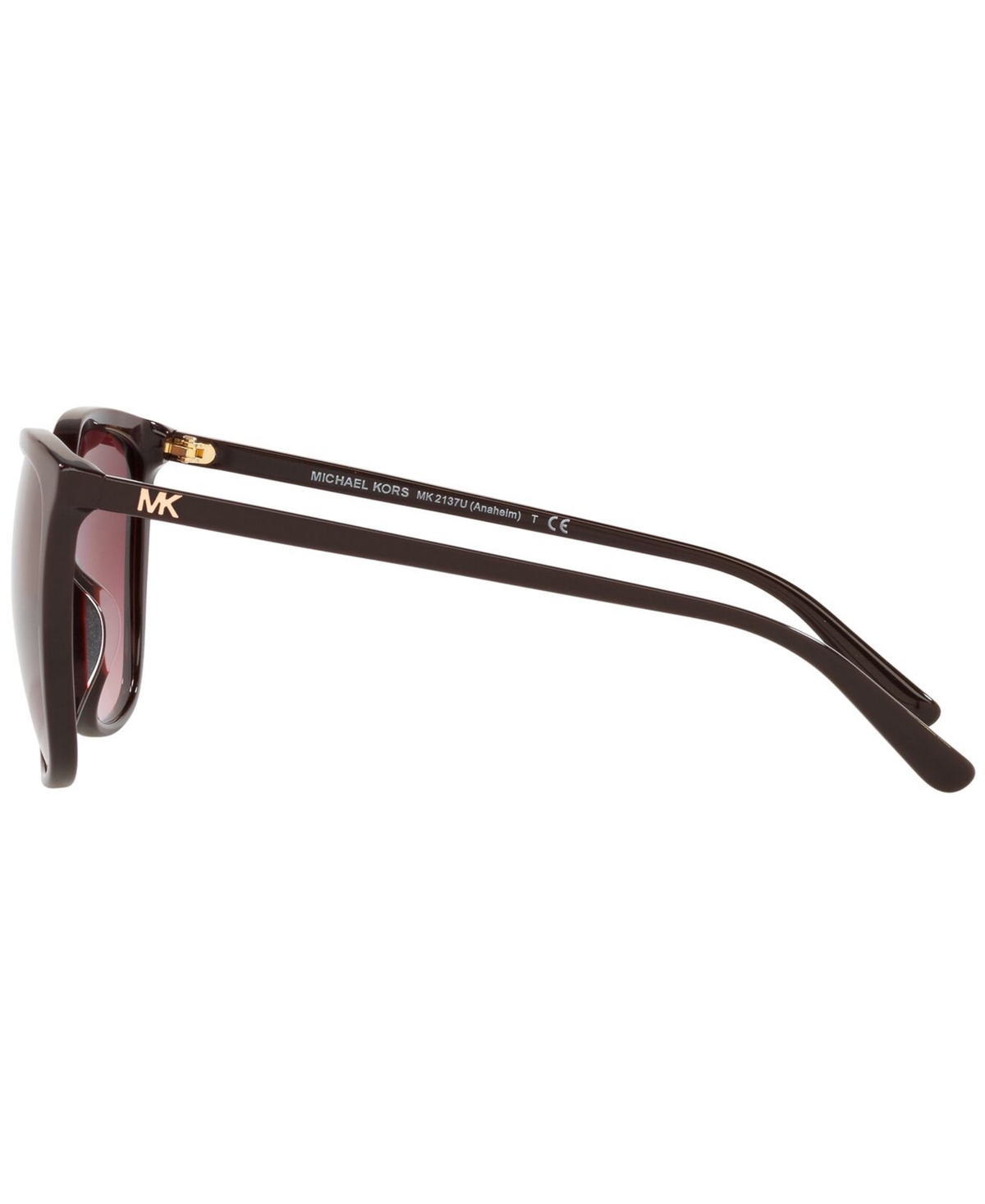 Shop Michael Kors Women's Anaheim Sunglasses, Mk2137 In Cordovan,cordovan Gradient