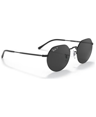 Unisex Polarized Geometric Metal Sunglasses, RB3565 JACK
