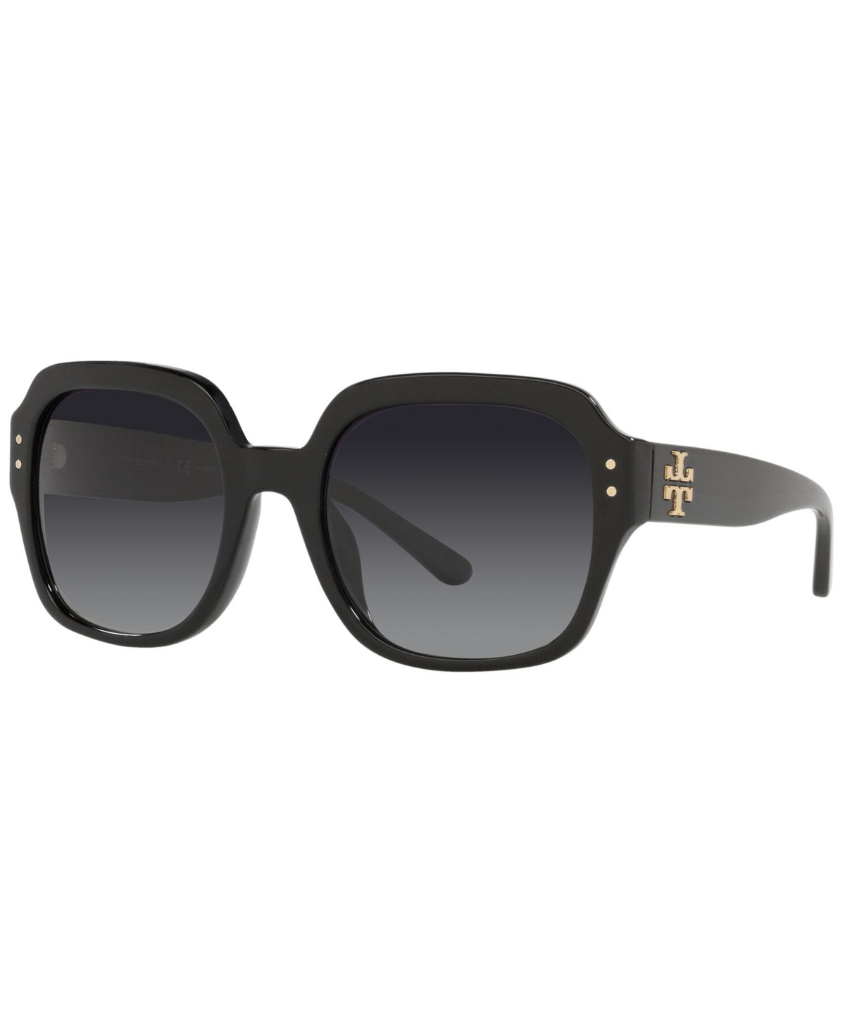 Tory Burch Women's Polarized Sunglasses, Ty7143u In Black,grey Gradient Polar