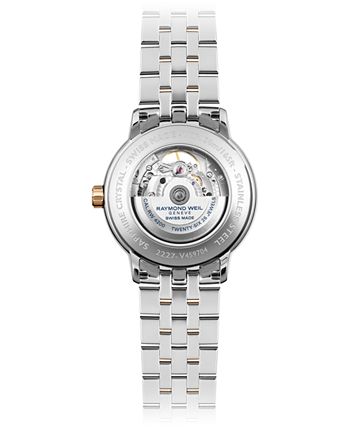 Raymond Weil - Men's Swiss Automatic Maestro Rose Gold PVD Stainless Steel Bracelet Watch 39mm
