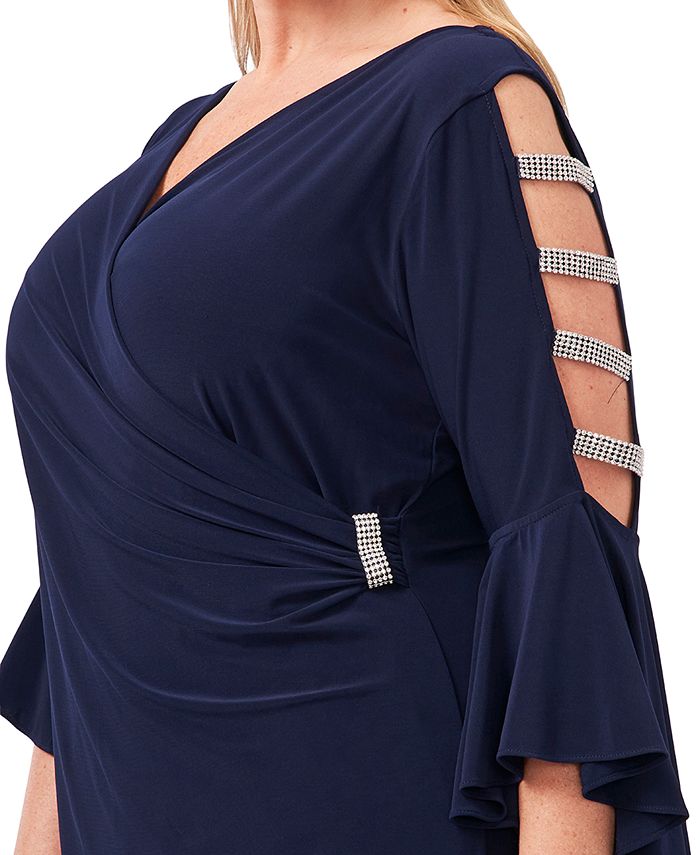 Msk embellished deals bell sleeve dress