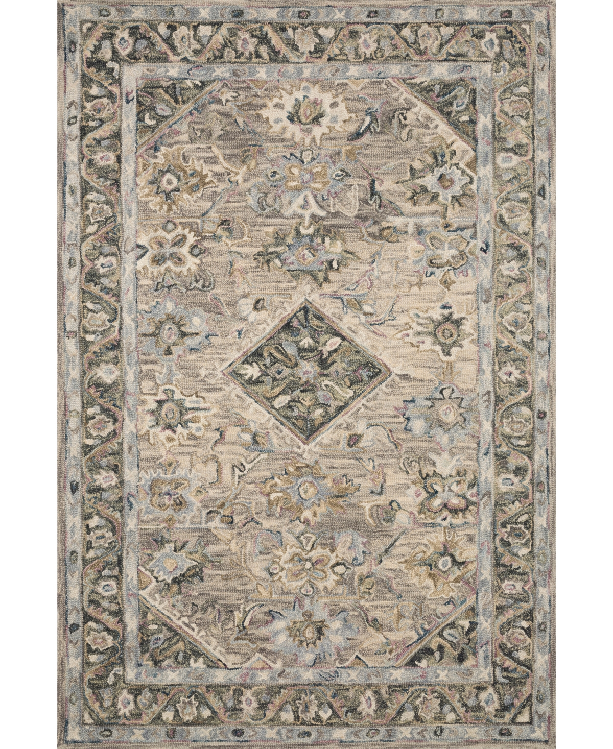 Beatty Bea-02 7'9in x 9'9in Area Rug - Mist, Multi