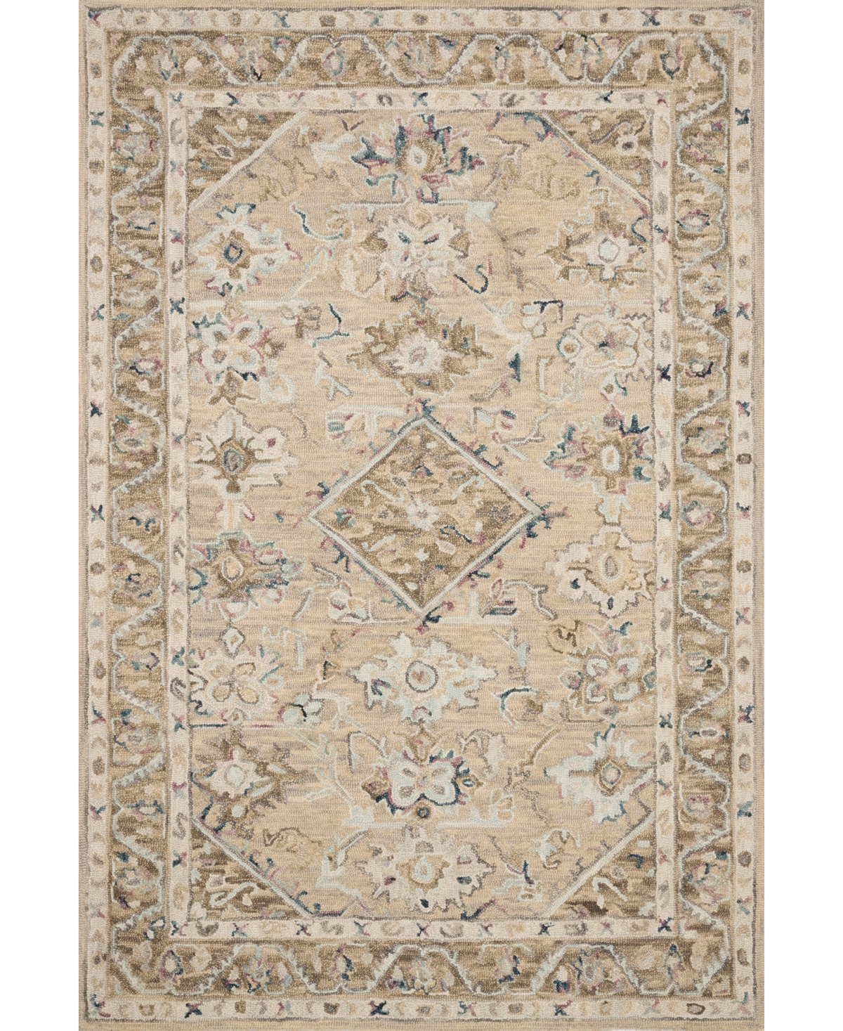 Beatty Bea-02 7'9in x 9'9in Area Rug - Beige