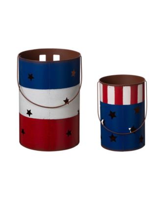 Patriotic Lantern, Set of 2