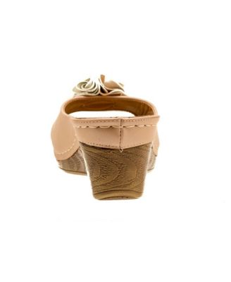 Women's Sydney Rosette Wedge Sandals