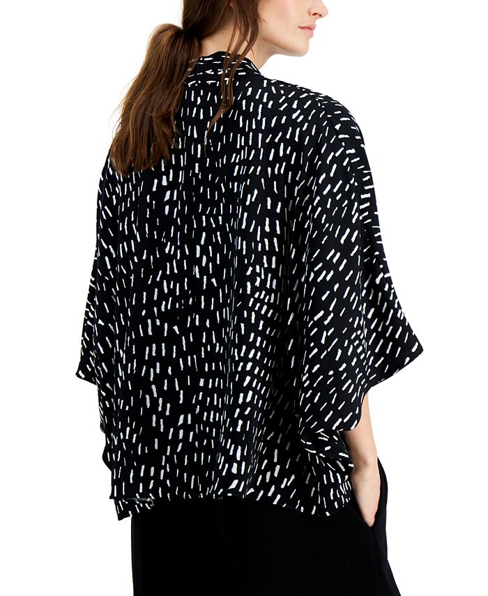 Alfani Printed Surplice Top Created For Macys Macys 