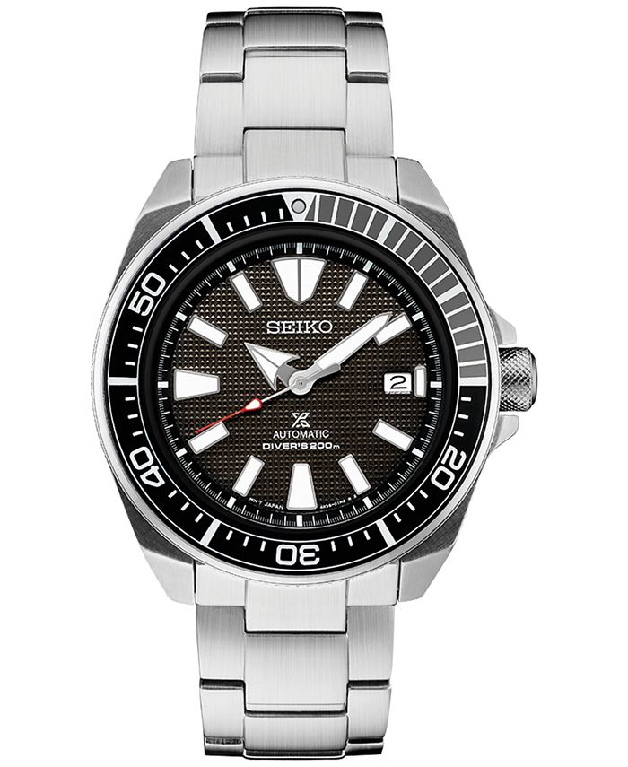 Seiko Men's Automatic Prospex Stainless Steel Bracelet Watch 44mm & Reviews  - All Watches - Jewelry & Watches - Macy's