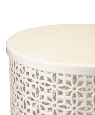 Multi-Functional Metal Garden Stool or Plant Stand or Accent Table, Set of 2