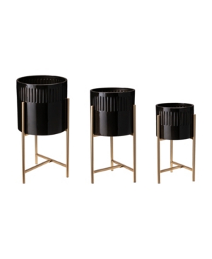 Glitzhome Modern Metal Plant Stands Set of 3