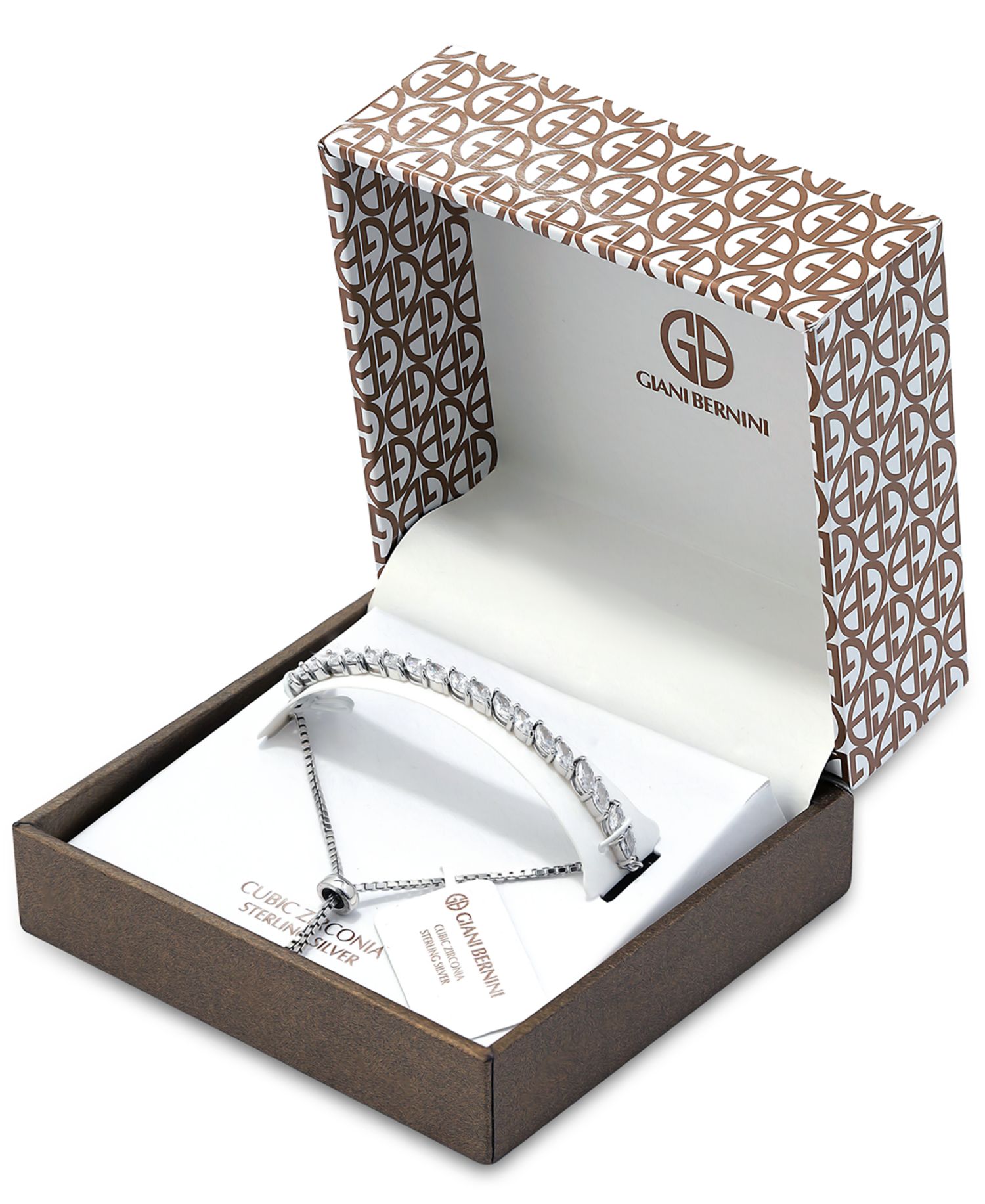 Cubic Zirconia Marquise Bolo Bracelet