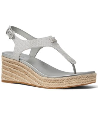 women's michael michael kors laney thong espadrille sandals