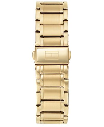 Tommy Hilfiger - Men's Chronograph Gold-Tone Bracelet Watch 44mm