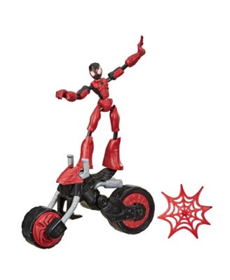 Marvel Bend and Flex, Flex Rider Spider-Man and 2-In-1 Motorcycle
