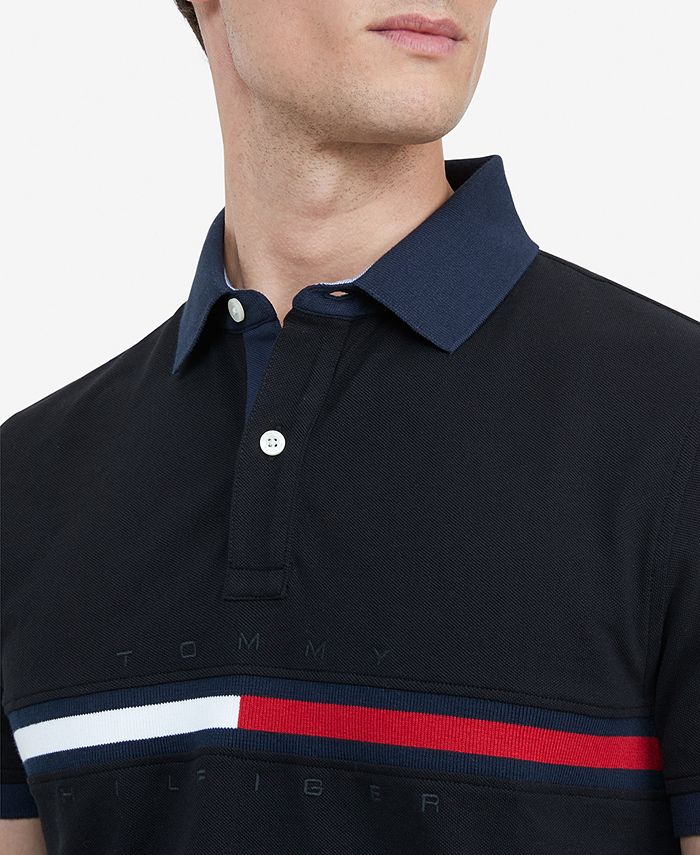 Tommy Hilfiger Men's CustomFit Tanner Logo Polo Macy's