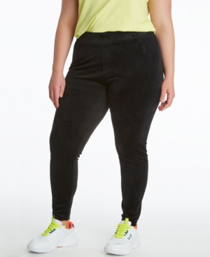 Plus Size Velour Leggings