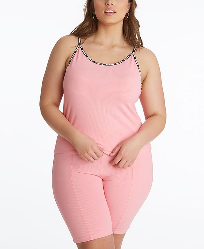 Juicy Couture Plus Size Ribbed Halter Tank Top Macy's