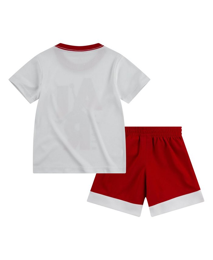 Jordan Toddler Boys Iconic Logo Tee and Mesh Shorts Set - Macy's