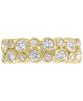 EFFY Collection EFFY® Diamond Bezel Cluster Ring (3/4 ct. t.w.) in 14k Gold
