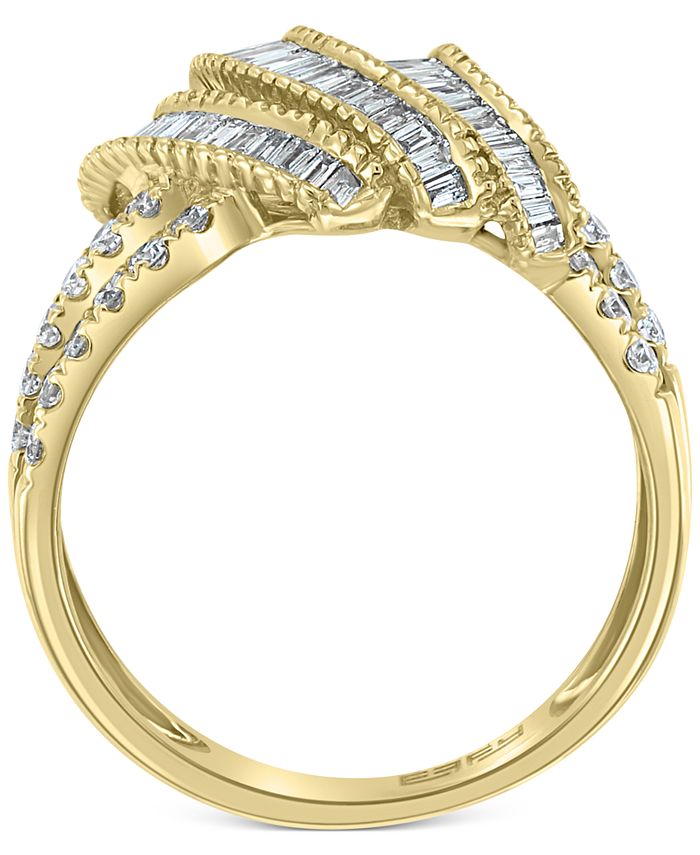 EFFY Collection - Diamond Baguette Statement Ring (7/8 ct. t.w.) in 14k Gold
