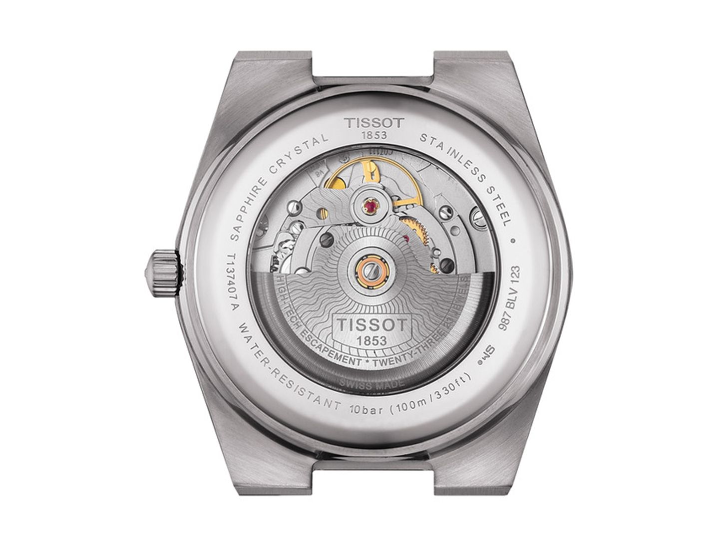 Мужские часы Tissot Swiss Automatic PRX Powermatic 80 Stainless Steel Bracelet Watch 40mm — фото 3