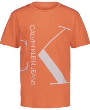 Big Boys Split Monogram Logo Tee